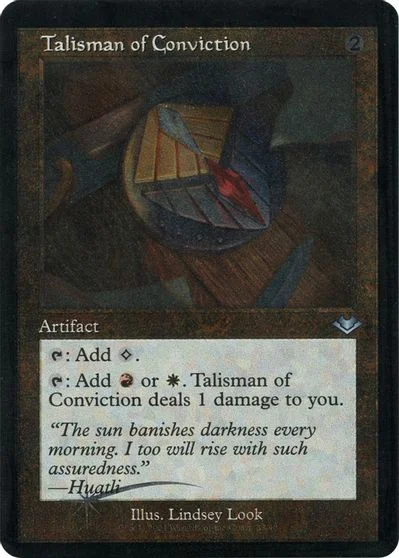 Talisman Of Conviction [Retro Etched Foil] #33