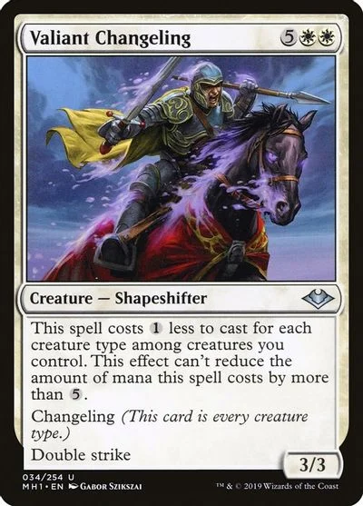 Valiant Changeling [Foil] #34
