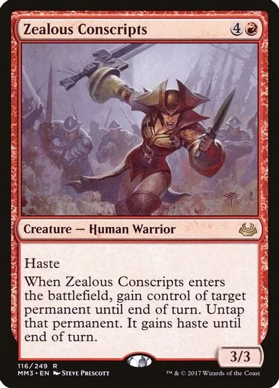 Zealous Conscripts [Foil] #116