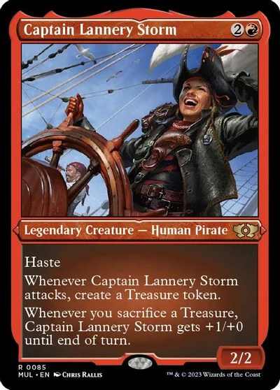 Captain Lannery Storm [Foil Etched] #85
