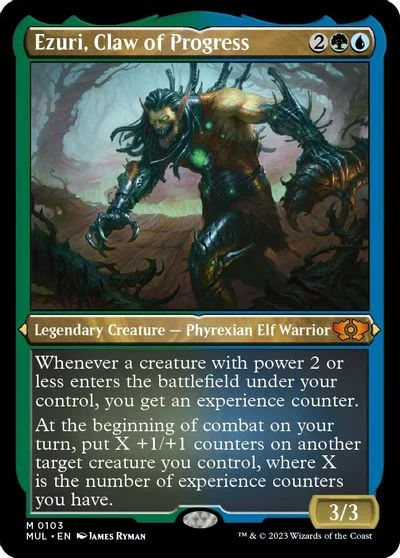 Ezuri, Claw of Progress [Foil Etched] #103