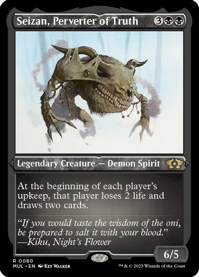Seizan, Perverter of Truth [Foil Etched] #80