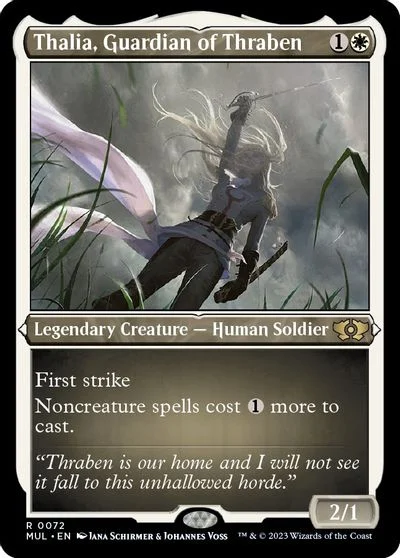Thalia, Guardian of Thraben [Foil Etched] #72