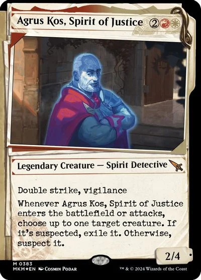 Agrus Kos, Spirit of Justice [Invisible Ink] #383