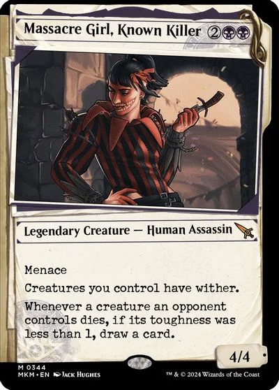 Massacre Girl, Known Killer [Showcase] #344