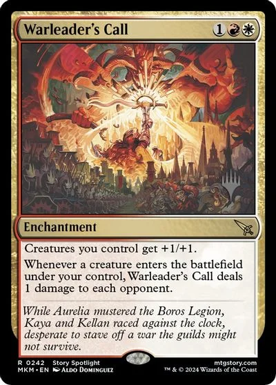 Warleader's Call [Planeswalker Stamped] #242