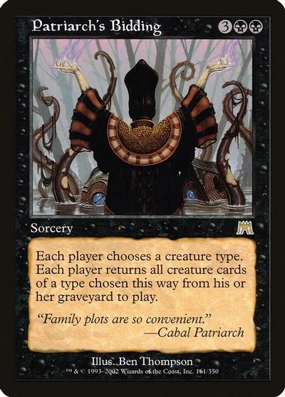 Patriarch's Bidding [Foil] #161