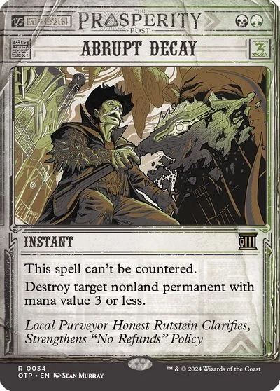 Abrupt Decay #34