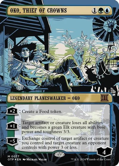 Oko, Thief of Crowns [Textured Foil] #77