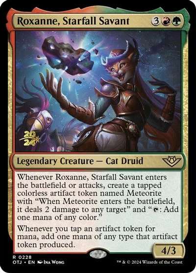 Roxanne, Starfall Savant [Prerelease] #228