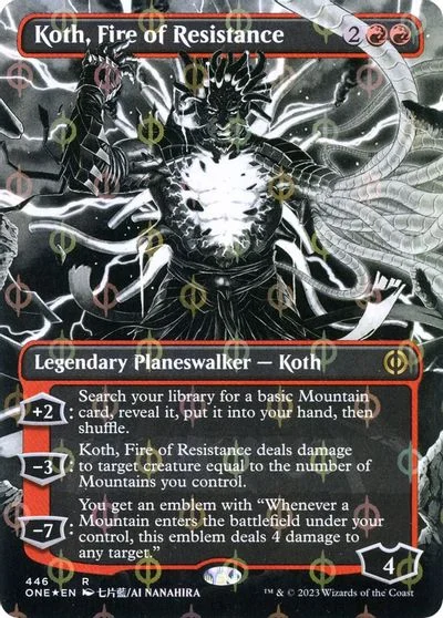 Koth, Fire of Resistance [Borderless] #338