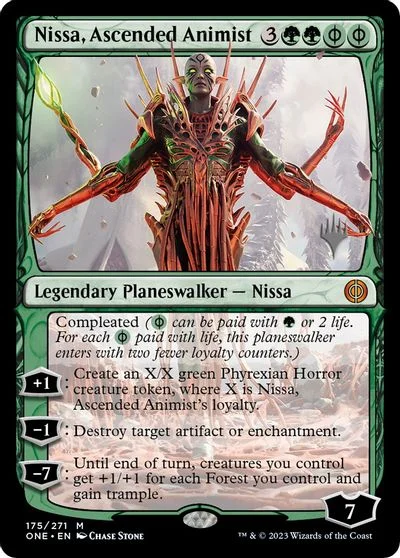 Nissa, Ascended Animist [Planeswalker Stamped] #175