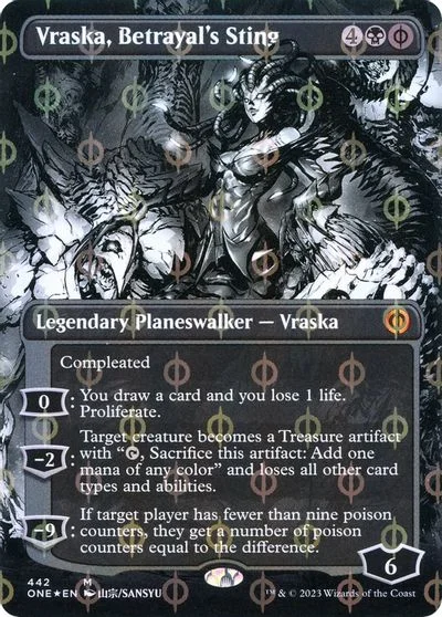 Vraska, Betrayal's Sting [Borderless] #337