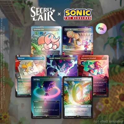 Secret Lair X Sonic The Hedgehog: Chasing Adventure [Rainbow Foil]