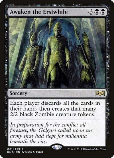 Awaken the Erstwhile [Foil] #61