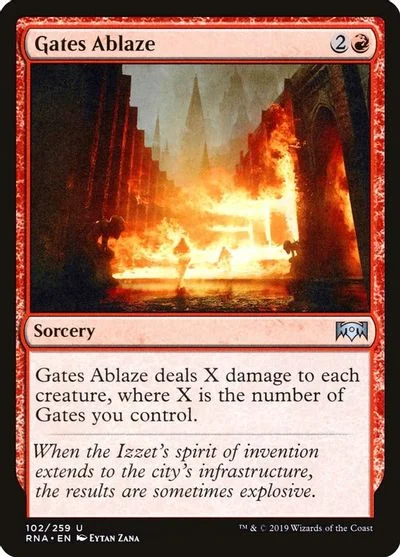 Gates Ablaze [Foil] #102