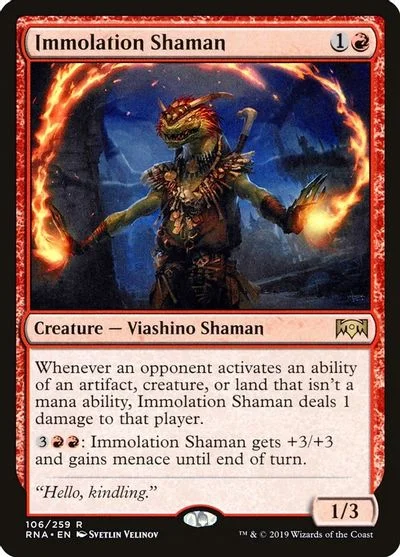 Immolation Shaman [Foil] #106