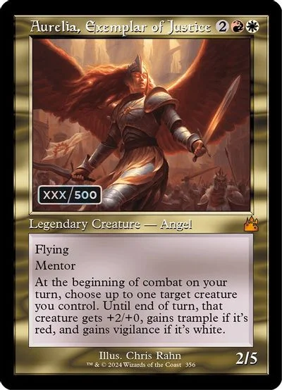Aurelia, Exemplar of Justice [Retro Frame Foil] #356