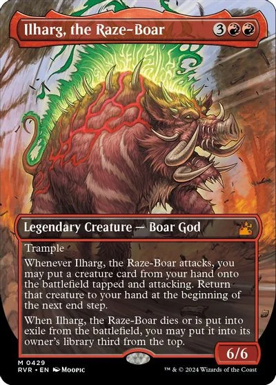 Ilharg, the Raze-Boar [Anime Borderless Foil] #429