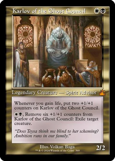 Karlov of the Ghost Council [Retro Frame Foil] #369