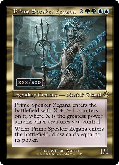 Prime Speaker Zegana [Retro Frame Foil] #377