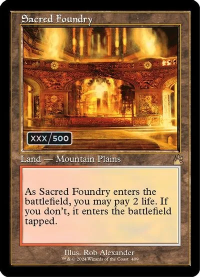 Sacred Foundry [Retro Frame Foil] #409