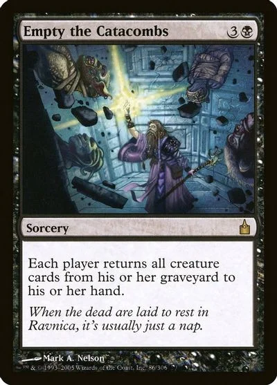 Empty the Catacombs [Foil] #86