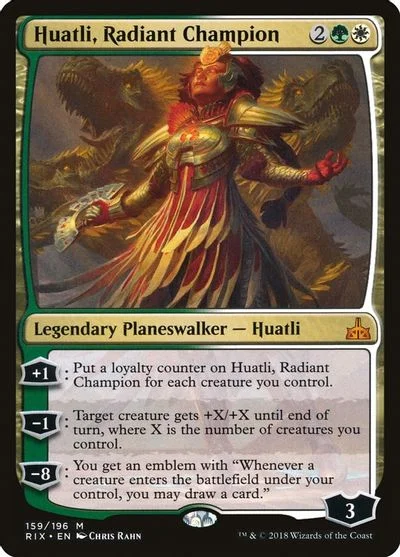 Huatli, Radiant Champion #159