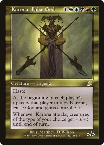 Karona, False God [Foil] #138
