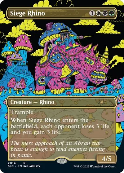 Siege Rhino [Foil] #2014