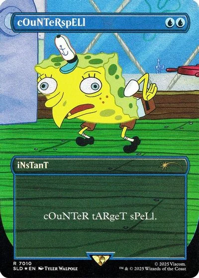 Counterspell [Spongebob Foil] #7010