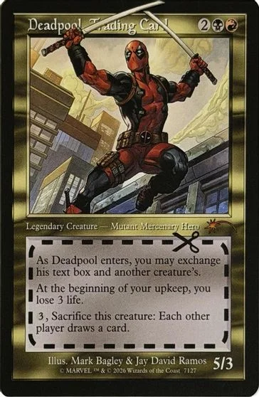 Deadpool, Trading Card [Foil] #7127