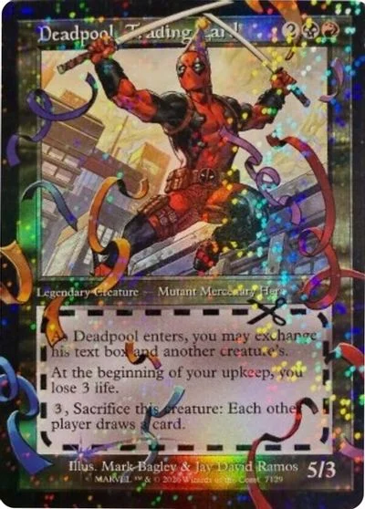 Deadpool, Trading Card [Pool Party Foil] #7129