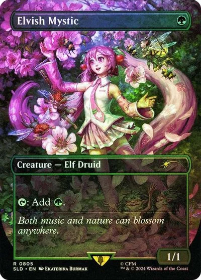 Elvish Mystic [Rainbow Foil] #805