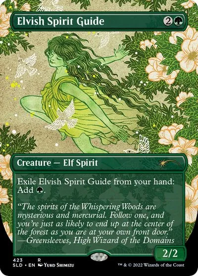 Elvish Spirit Guide [Borderless Foil] #423