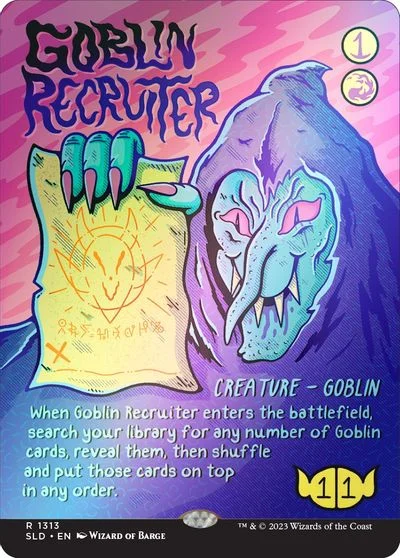 Goblin Recruiter [Rainbow Foil] #1313