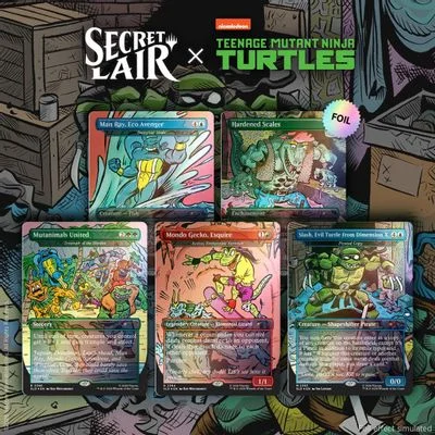 Secret Lair X Teenage Mutant Ninja Turtles The Might Mutanimals [Traditional Foil Edition]