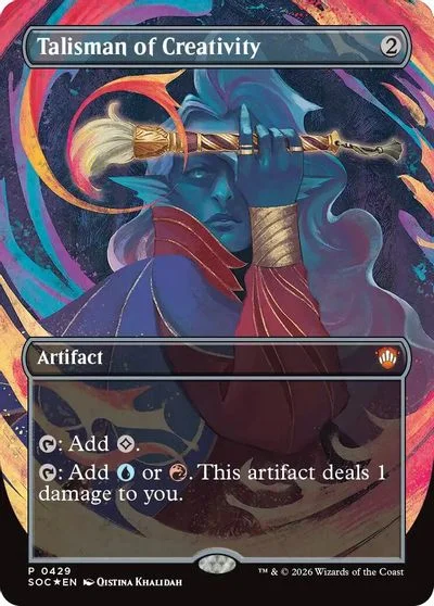 Talisman of Creativity [Borderless Foil] #429