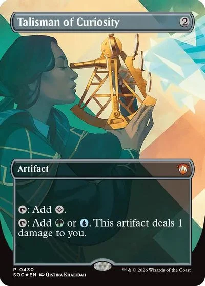 Talisman of Curiosity [Borderless Foil] #430