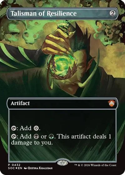 Talisman of Resilience [Borderless Foil] #432
