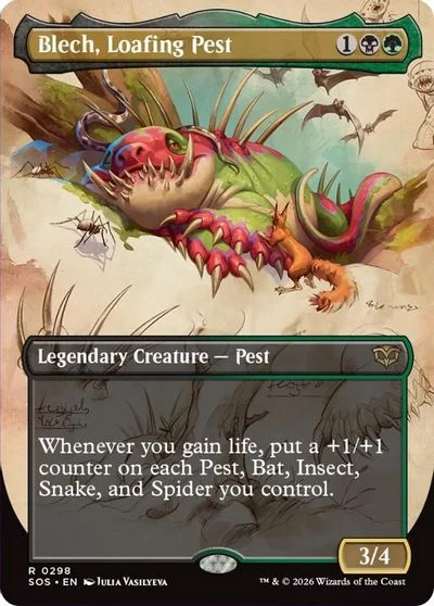 Blech, Loafing Pest [Borderless Foil] #298