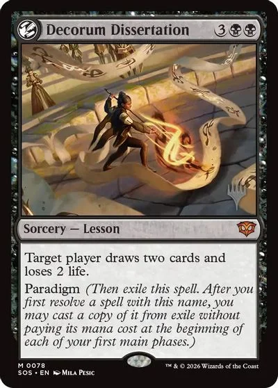 Decorum Dissertation [Promo Foil] #78