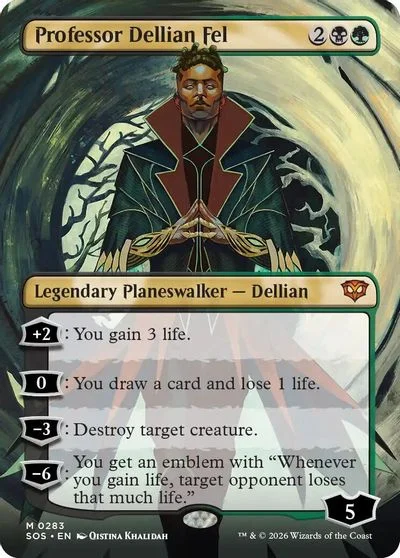 Professor Dellian Fel [Borderless Foil] #283