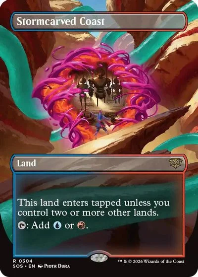 Stormcarved Coast [Borderless Foil] #304