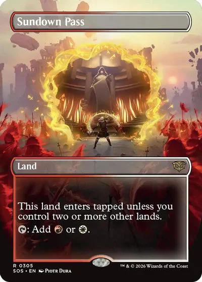 Sundown Pass [Borderless Foil] #305