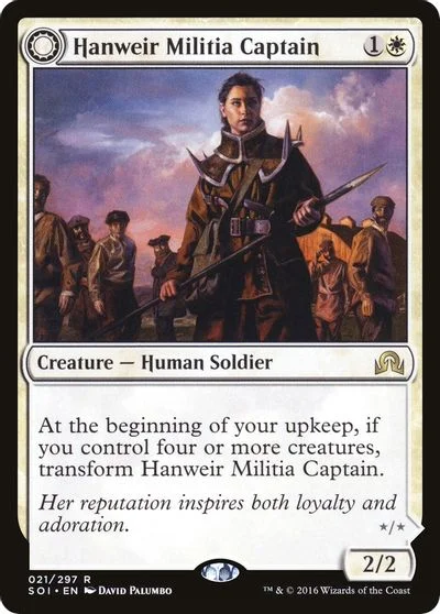 Hanweir Militia Captain [Foil]