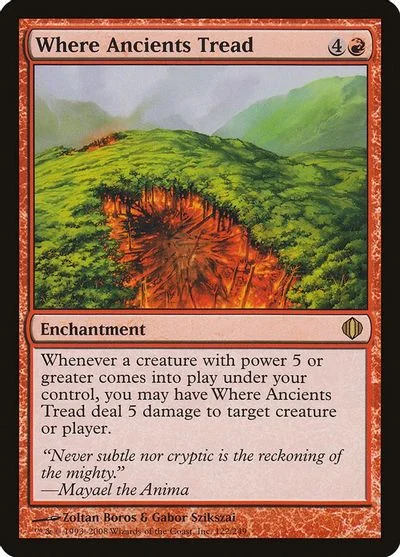 Where Ancients Tread [Foil] #122