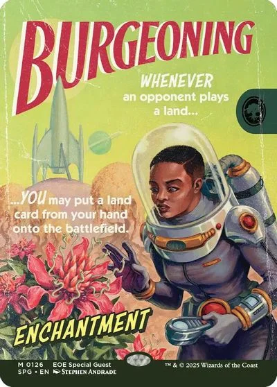 Burgeoning [Borderless Foil] #126