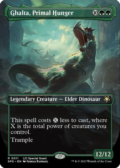 Ghalta, Primal Hunger [Borderless Foil] #11