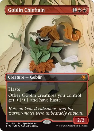 Goblin Chieftain [Borderless Foil] #135